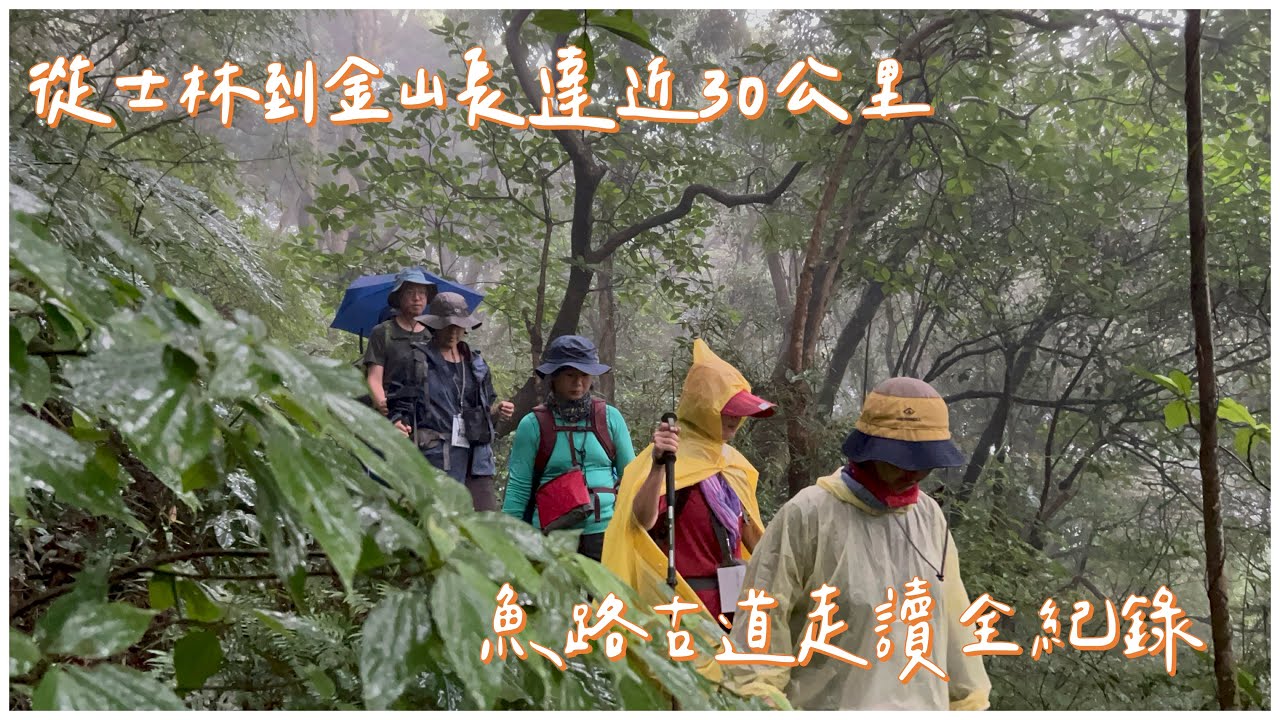 【魚路古道】從士林到金山近30公里，連接山與海的百年古道，走讀全記錄！