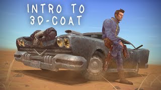 Fallout 2 Game art tutorial / commentary  -  05 Introduction to 3D-coat for handpainting