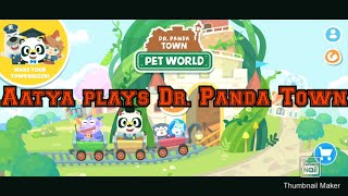 Playing Dr. Panda Town// Lets Play// Aatya's World screenshot 1