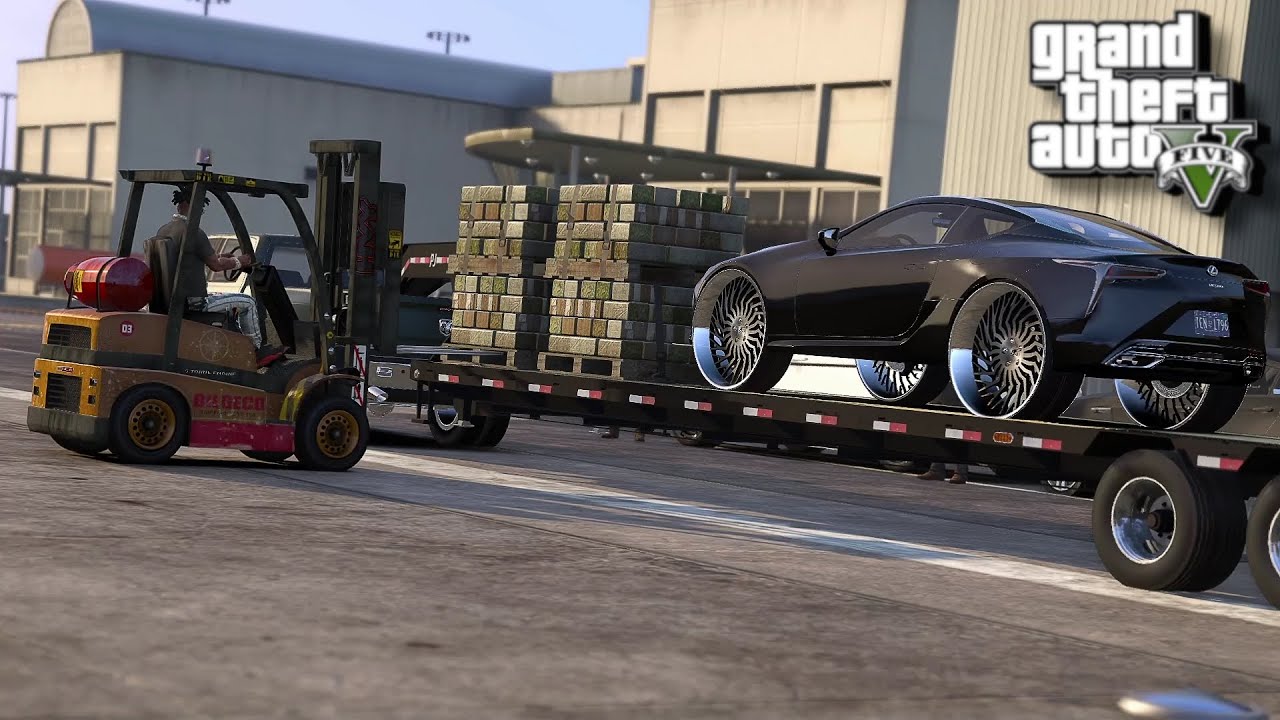 GTA 5 Rags To Riches 17 *Sold* 2 Weed Pallets To The Mafia YouTube