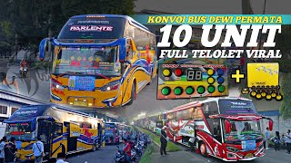 KONVOI BUS DEWI PERMATA MAINKAN TELOLET NADA VIRAL DAV MUSICAL AIR HORN ANTAR SD PABUARAN CIKUPA