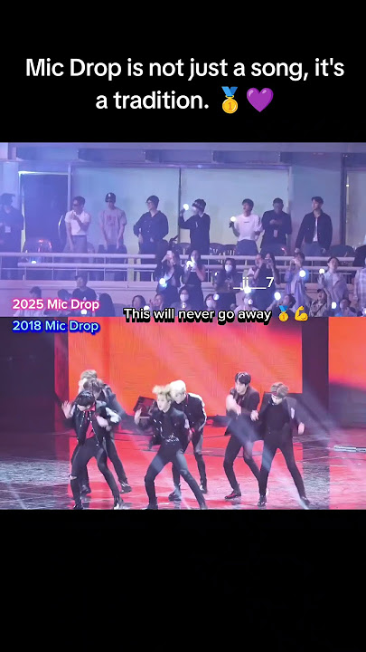 Only BTS ARMY will feel it, 'Mic Drop' tradition after 3 years 🤌🥇💜 #bts
