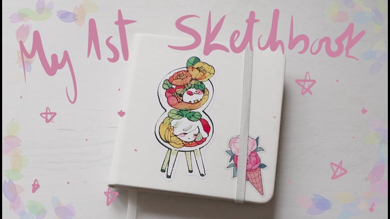 SKETCHBOOK TOUR #1 - My first finished SKETCHBOOK flip through - YouTube