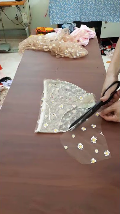 Transparent pants simply sew old pants 👍269#shorts