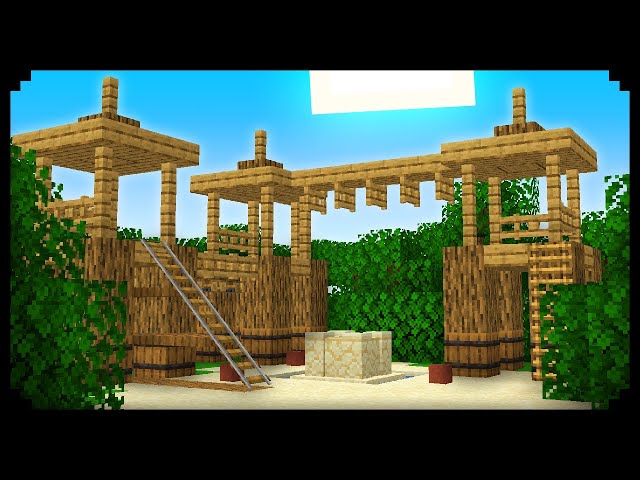 Making a Working Playground  in Minecraft  clipzui com