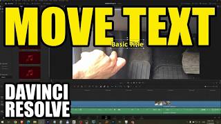 How to Move and Edit a Text in Davinci Resolve? (Title, Basic tutorial) @furulevi