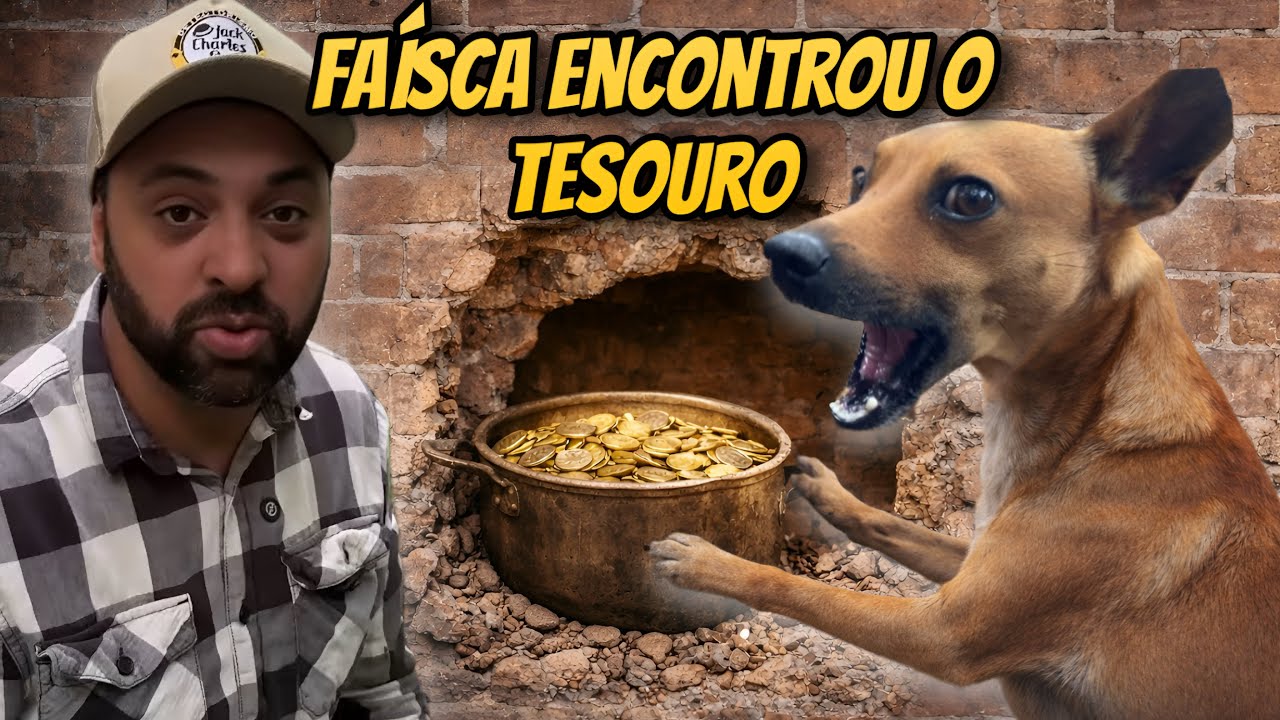 Faísca fareja e encontra tesouro indescritível na parede 