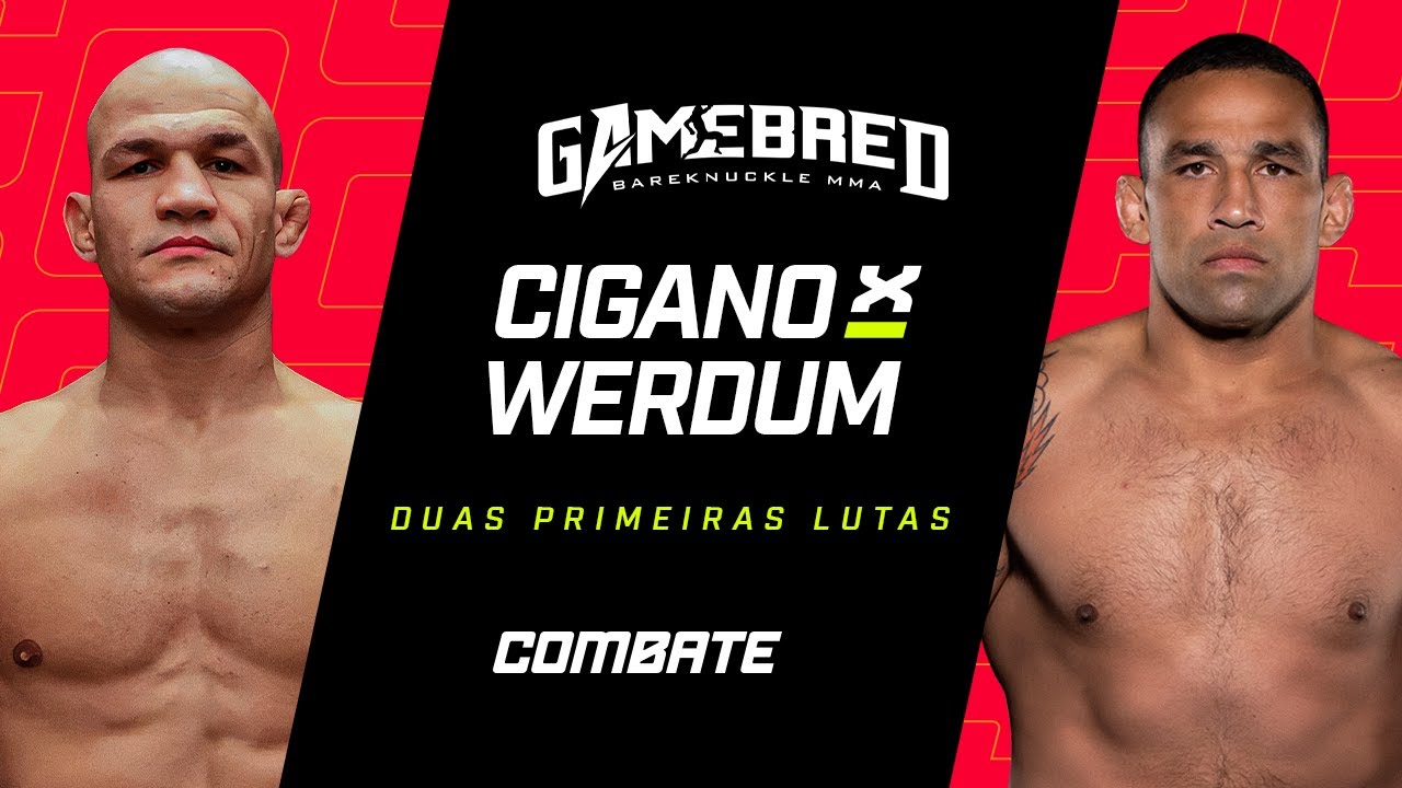 AO VIVO | DUAS PRIMEIRAS LUTAS | GAMEBRED BAREKNUCKLE MMA: CIGANO X WERDUM | combate.globo