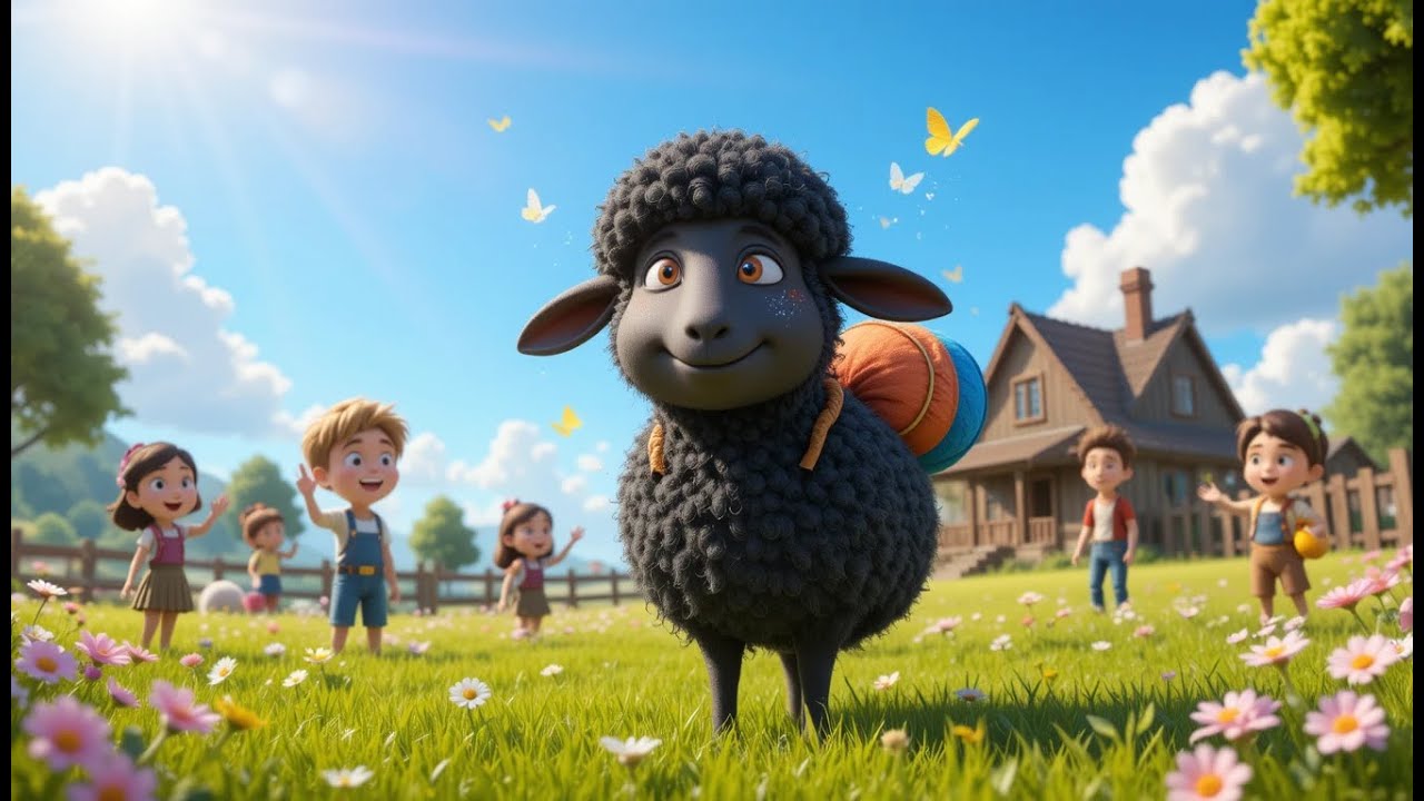 Baa Baa Black Sheep Fun Version | Energetic Nursery Rhyme for Kids