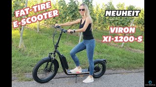 FATTIREESCOOTER NEUHEIT VON VIRON GERMANY ⚡ TEST XI1200S ⚡ RABATTCODE #escooter  #review