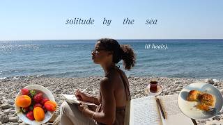 I took myself to Turkiye to rest and reconnect by the sea