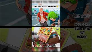 Saitama’s Real Treasure 💚😂#Saitama #OnePunchMan #Tatsumaki #AnimeMeme #FunnyAnime #AnimeEdit