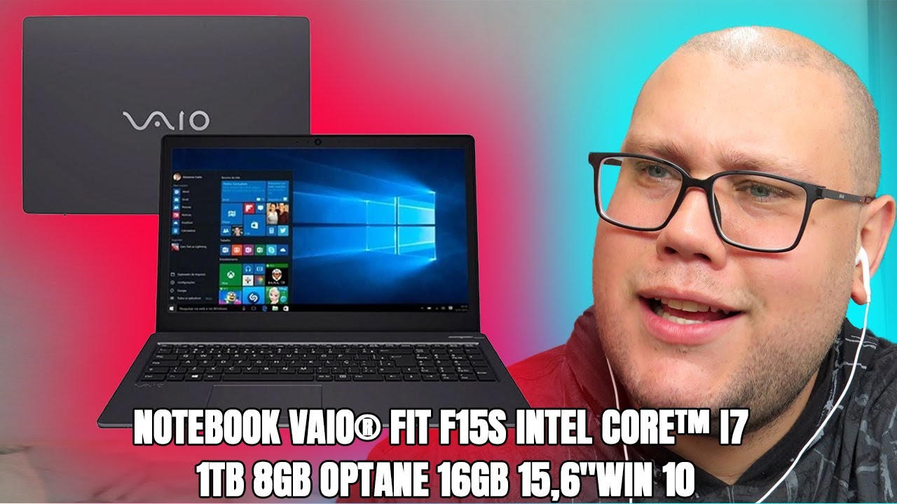 Notebook VAIO® Fit F15S Intel Core™ i7 1TB 8GB Optane 16GB 15,6