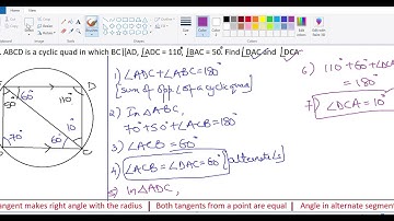 Class10 Tangents & Intersecting Chords Ex 18C (part 1 of 4)