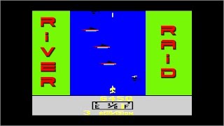 Atari 2600 - River Raid - 1982 (GAMEPLAY FOOTAGE)