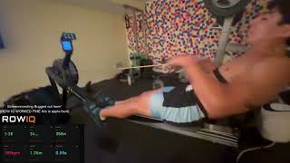 6,000 m Concept2 rower test PR (19:57.2)