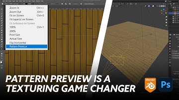 How To Tile Textures in Photoshop | Pattern Preview is a game changer!