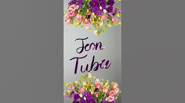 jeon tuba name calligraphy #shorts