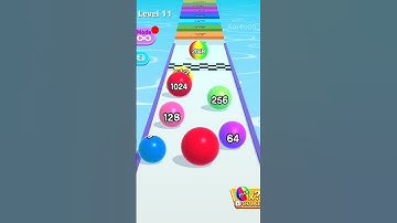 ball run 2048 - gameplay walkthrough (iOS and Android) #shorts #games #funny