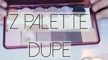 Z Palette DUPE + How To Depot Eyeshadows