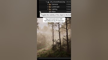 fog card material in unreal engine 5 #ue5 #gamedev #material
