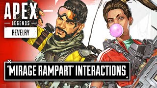 *NEW* Mirage and Rampart Interaction Voicelines - Apex Legends Season 16