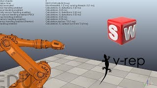 Import Solidworks robot designs into V-REP (CoppeliaSim)