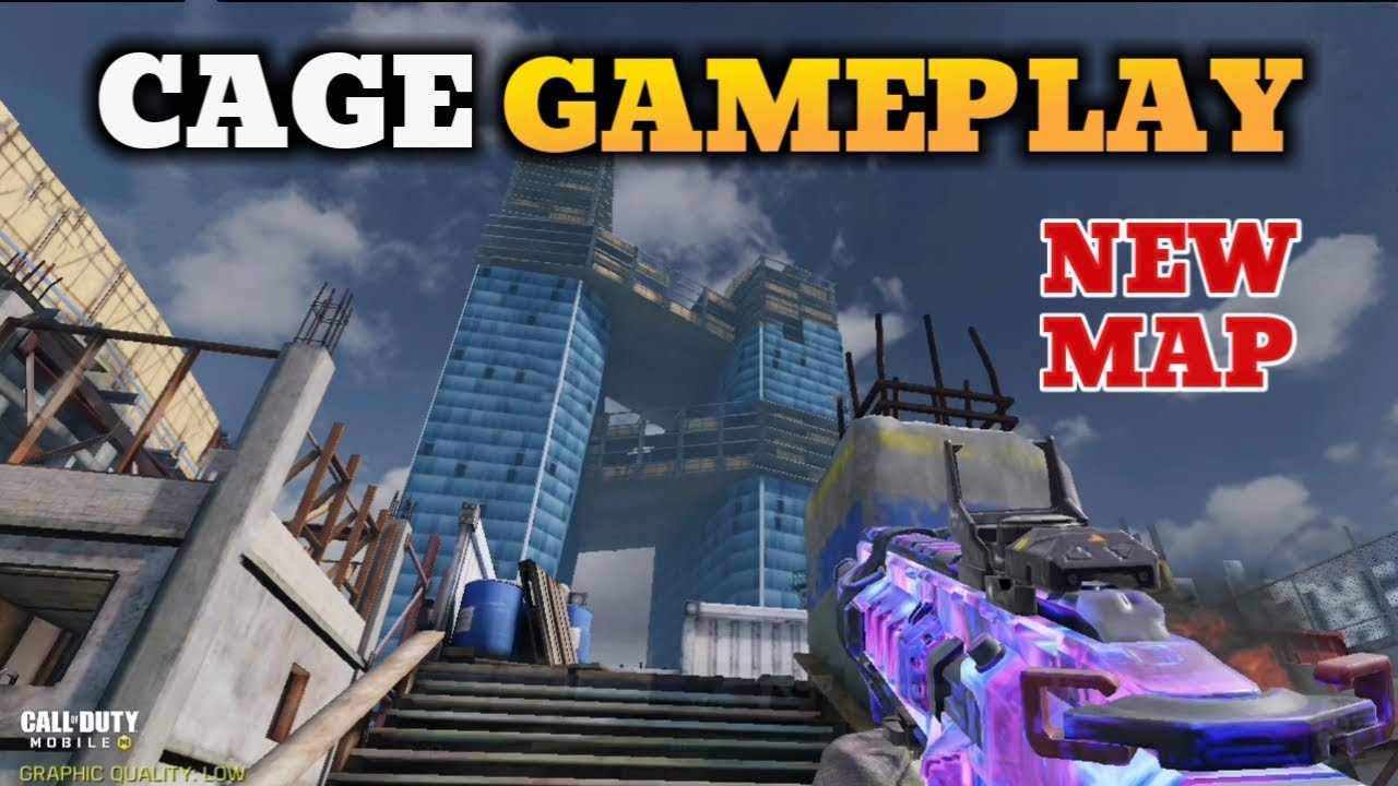 *NEW* TESTING THE NEW MAP - CAGE WITH GAMEPLAY in Call of Duty: Mobile ...