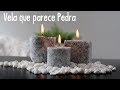 Faça essa VELA QUE PARECE DE PEDRA, diy