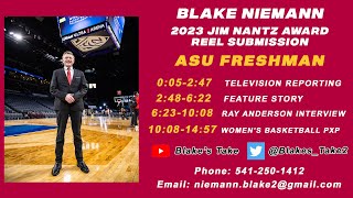 Blake Niemann 2023 Jim Nantz Award Reel Submission