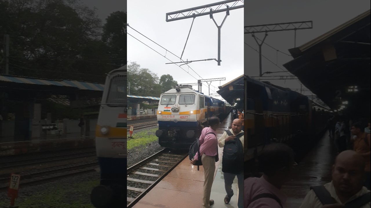 12128 pune-mumbai intercity exp || wdp4d || lonvala arrival 