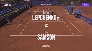 Varvara Lepchenko (USA) vs Laura Samson (CZE) - Game, Set, Match