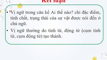 Luyện từ và Câu: Câu kể Ai thế nào (Lớp 4)