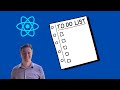 How to code a to do list in react  programming tutorial for beginners