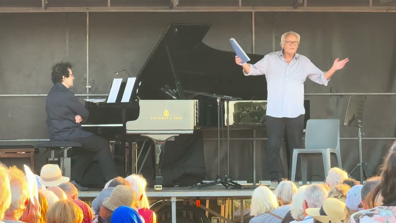 Du Piano aux étoiles, spectacle littéraire et musical au Cairn du Petit Mont #1 - JP Luminet F. Vizi