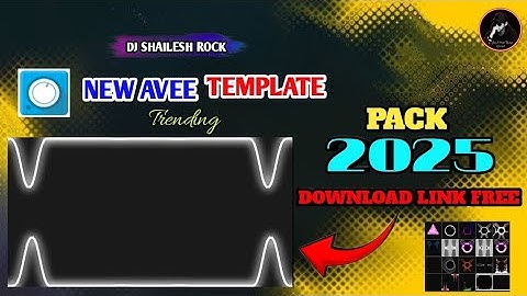 |🔥 NEW AVEE TEMPLATE 2025 | DJ Shailesh Rock ka🔊 | Trending #Avee_Player_Template Free Download 2025