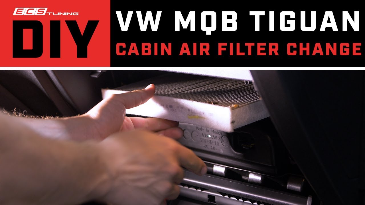 VW Tiguan Cabin Filter Replacement | DIY - YouTube