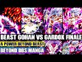 Beyond dragon ball super god of destruction gardox vs beast gohan finale a shocking conclusion