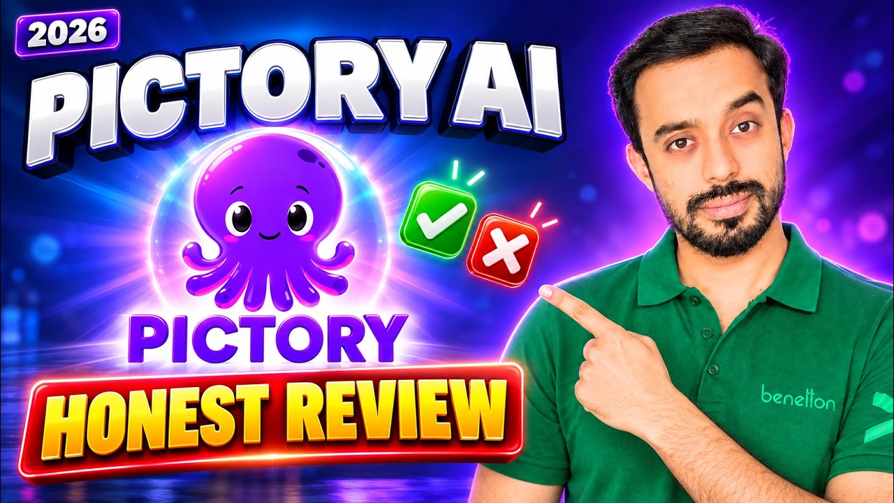 Pictory AI Review 2026 | Honest Review, Features, Pricing, Pros & Cons