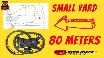 Small Lot Sloping "L"  LEFS 8010 Antenna Resonant on 80 40 30 20 17 15 12 10 Meters - Demo & Review