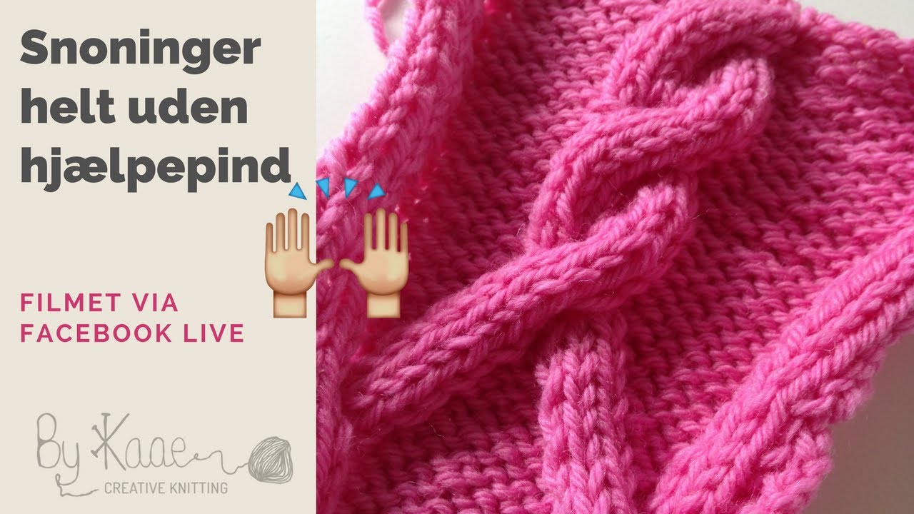 Snoninger helt uden sno-pind (det er super let) 🙌🏼