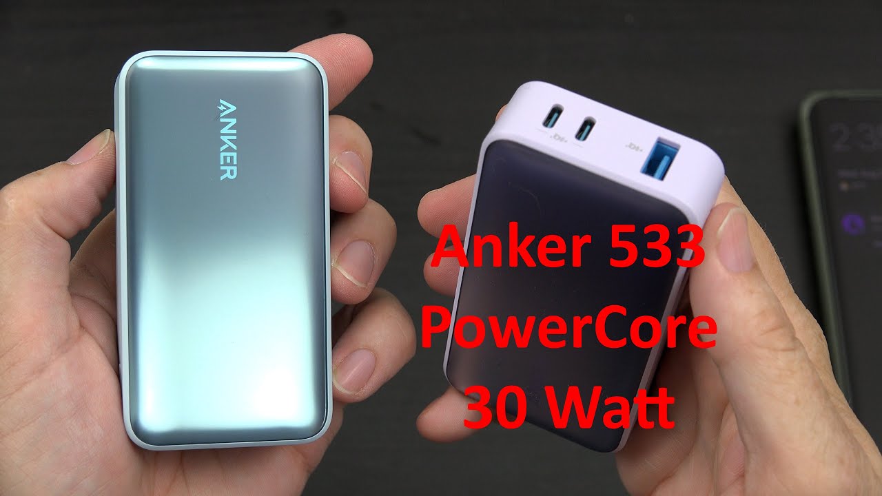 Anker Powerbank 533 PowerCore 30 Watt - 10 000 mAh - Noire