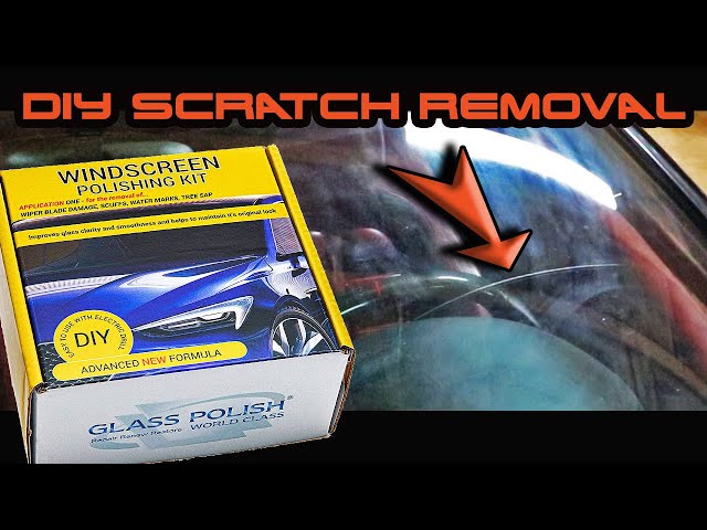 Windshield Scratch Removal - DIY So Easy You CAN Do it Yourself! 