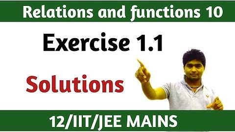 Exercise  1.1 |relations and functions | class 12 maths question/Q 14 NCERT