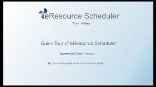 Quick Tour 5 Minutes - eResource Scheduler - Enbraun's Software to Schedule Resources