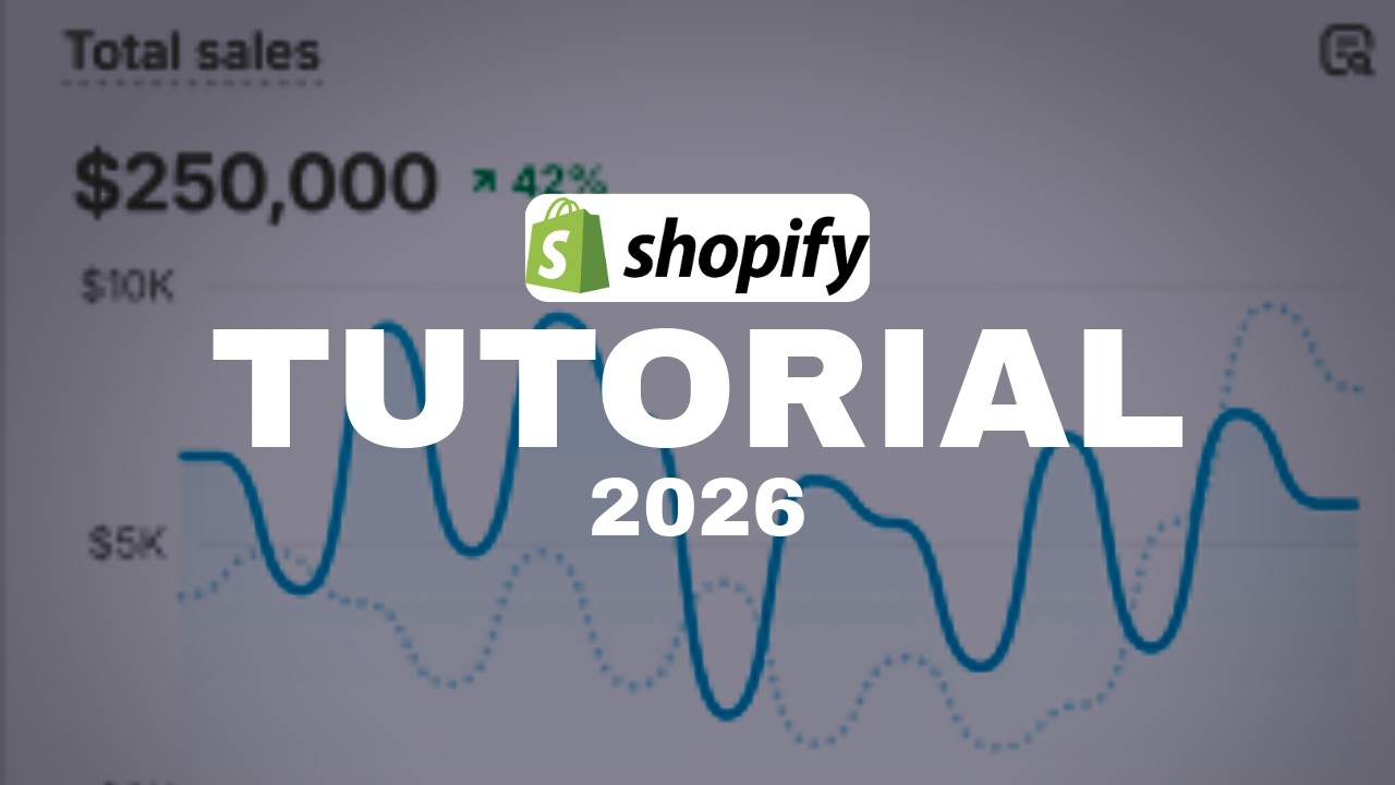 SHOPIFY STORE SETUP TUTORIAL 2026