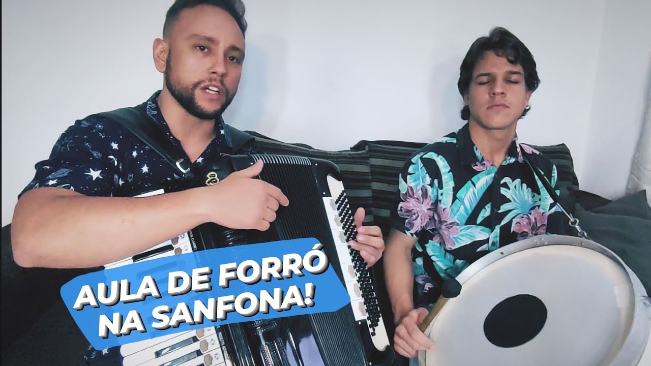 Como tocar forró - aula iniciante na sanfona!