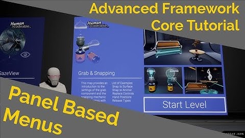 Panel Menus (Advanced Framework Core Tutorial)