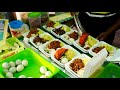 You will definitely be drooling! Various type of NASI LEMAK CAKCIBOR - Malaysian Street Food