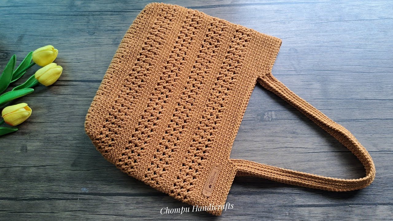 DIY Crochet Tote Bag Tutorial | Beginner friendly!